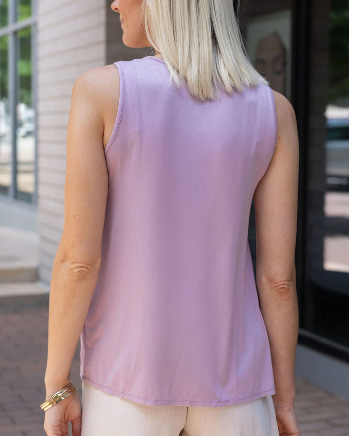 Grace and Lace | Crossover Tank | Orchid Petal