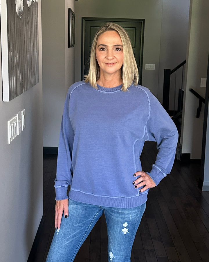 Grayson French Terry Pullover | Marlin