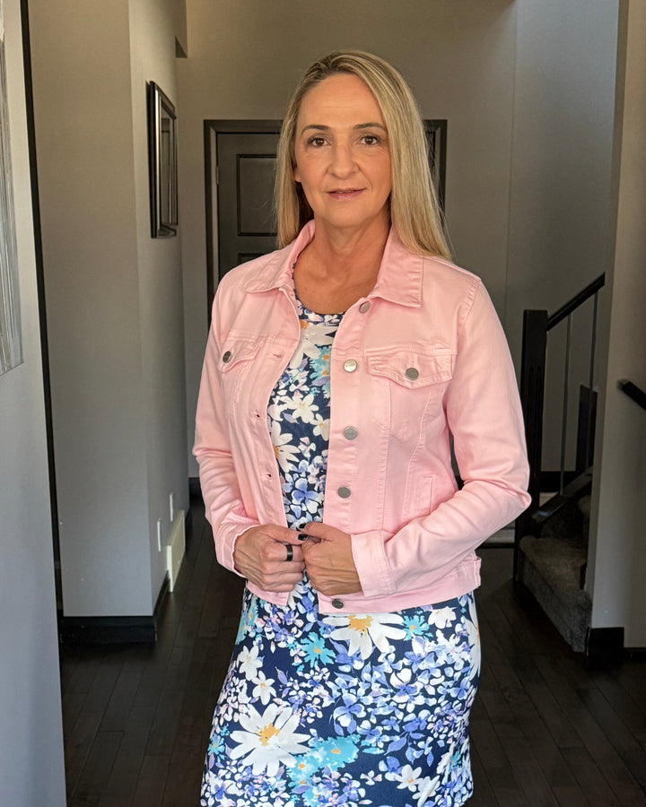 Risen | Vintage Washed Jacket | Soft Pink