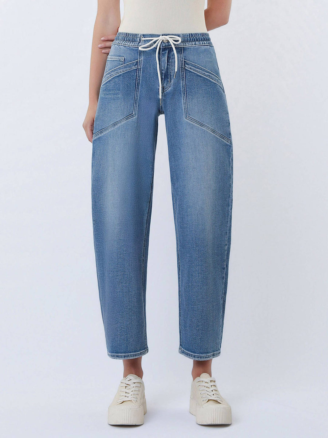 Vervet | Bethany Barrel Jeans