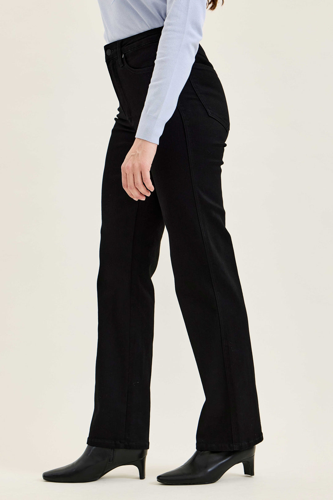 Judy Blue | Kimberly Tummy Control Straight Leg Jeans | Black Edit