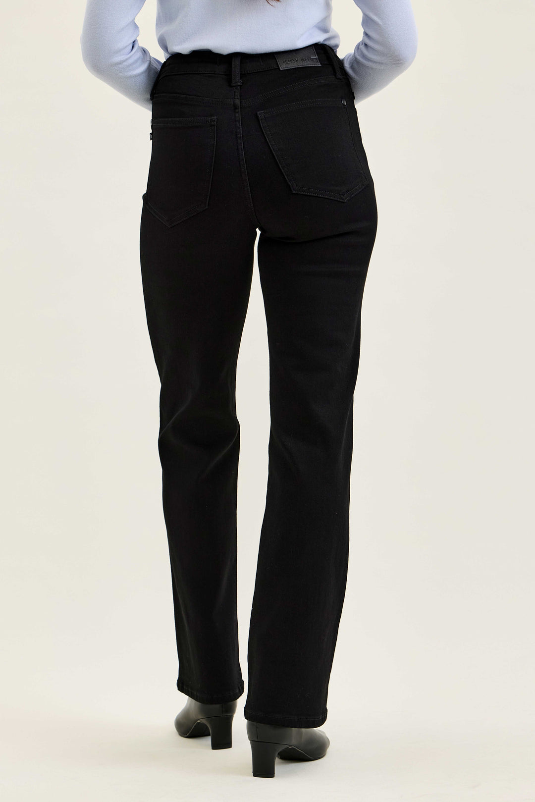 Judy Blue | Kimberly Tummy Control Straight Leg Jeans | Black Edit