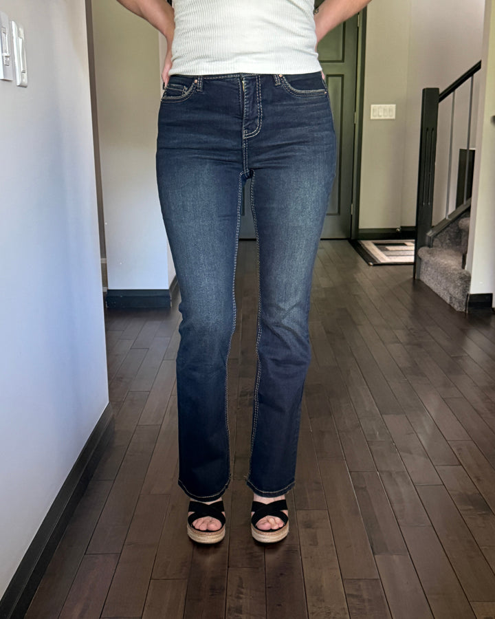 RFM | Mia High Rise Western Bootcut | Dark Vintage Wash