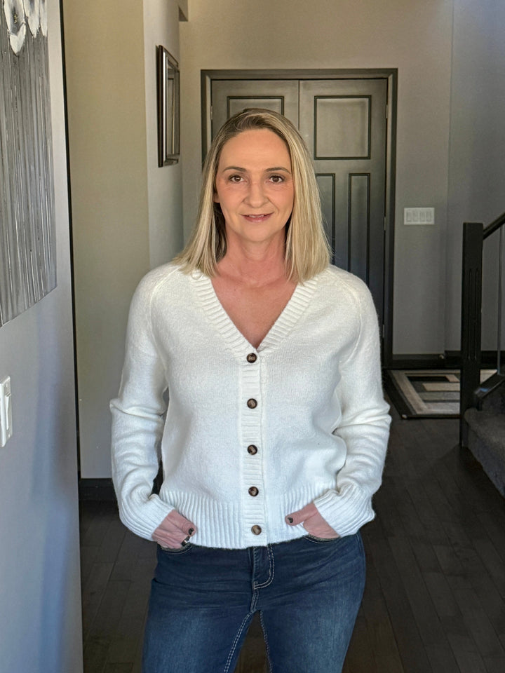 Charlie Cozy Cardigan | Ivory