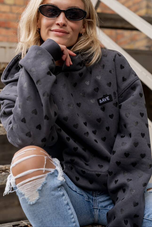 PREORDER  Ampersand Ave | Comfort Zone Hoodie | Heart To Heart - ETA MID DEC