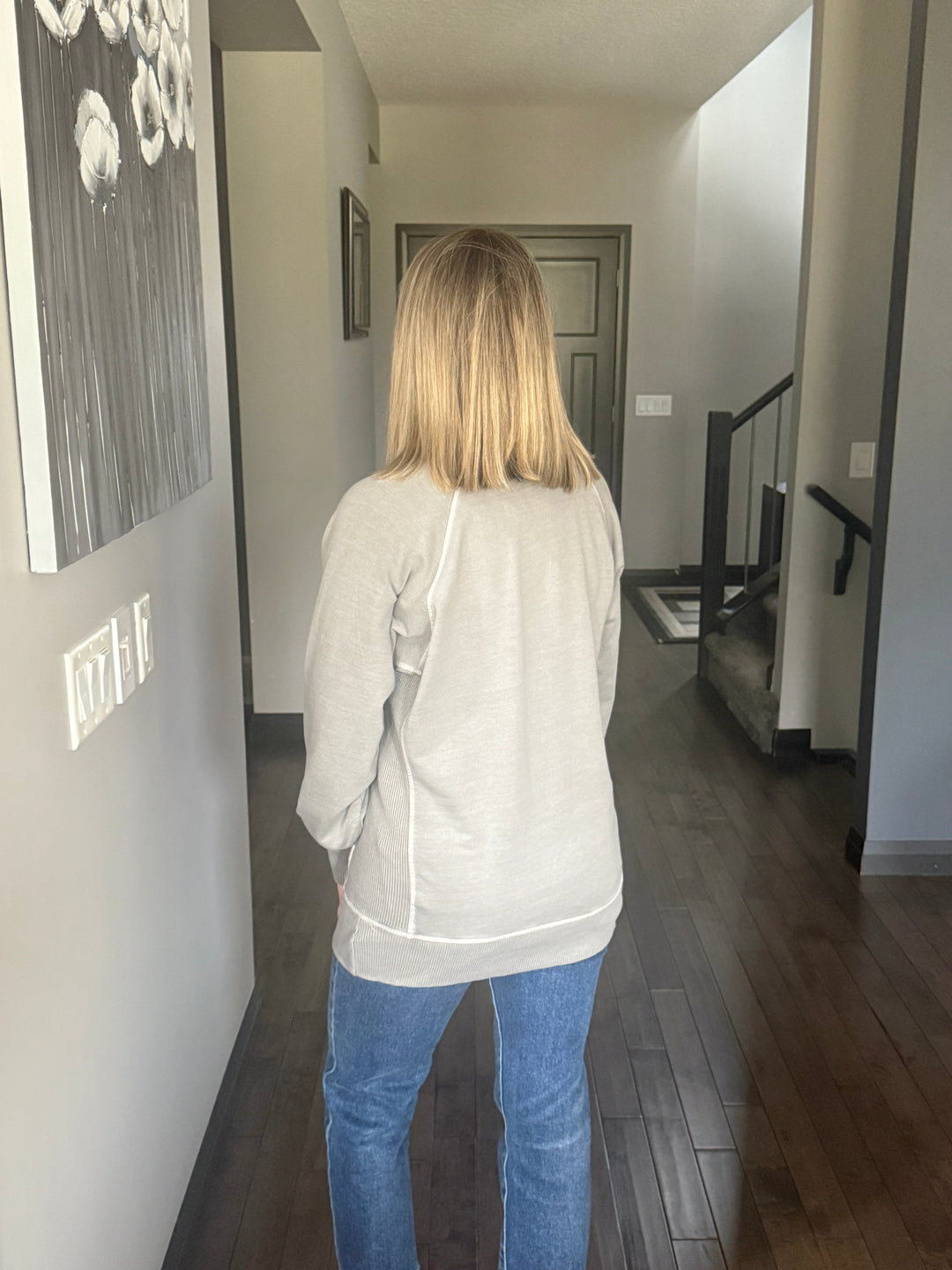 Remi French Terry Pullover | Sleet