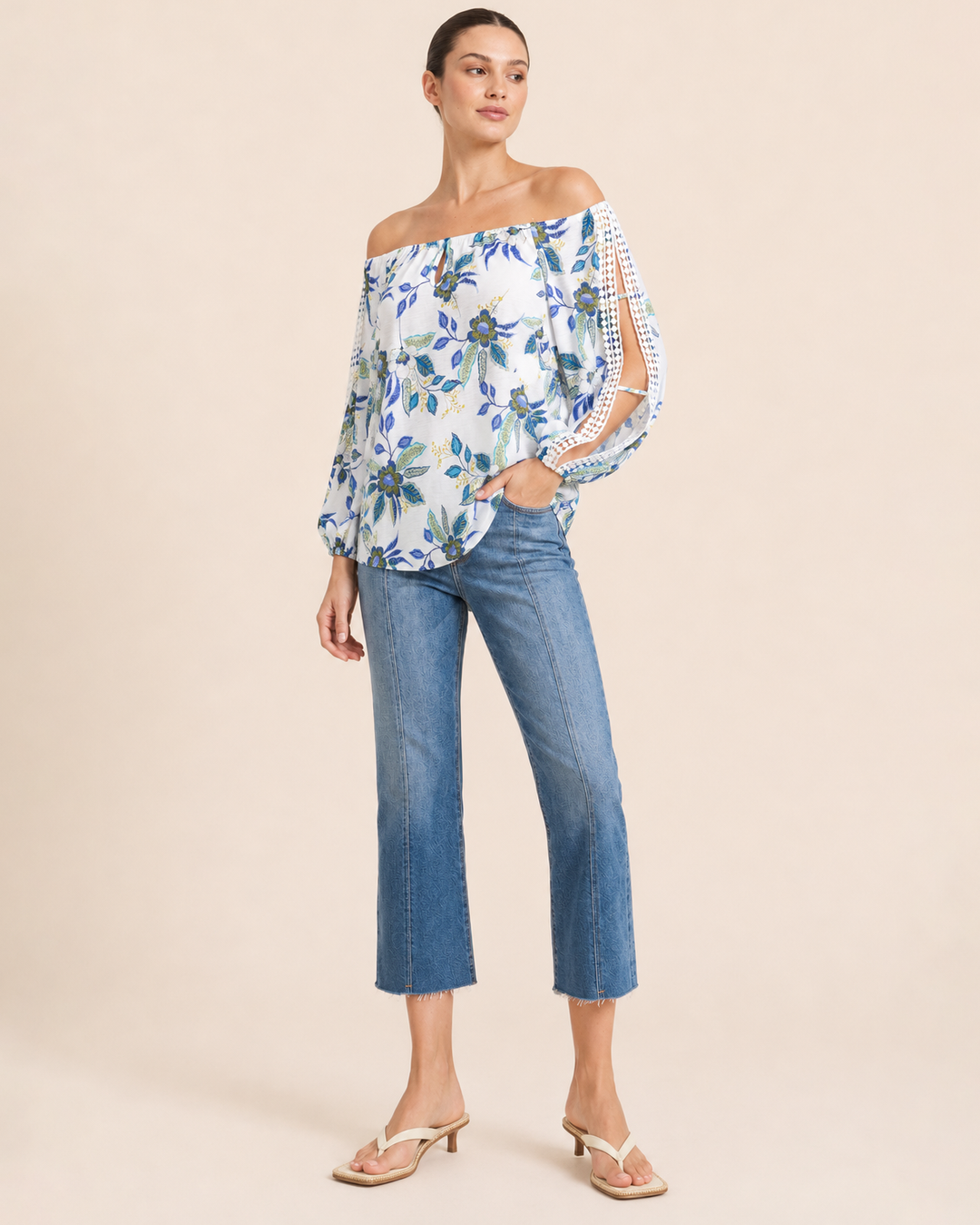 Paradise Breeze Top with Crochet Detail