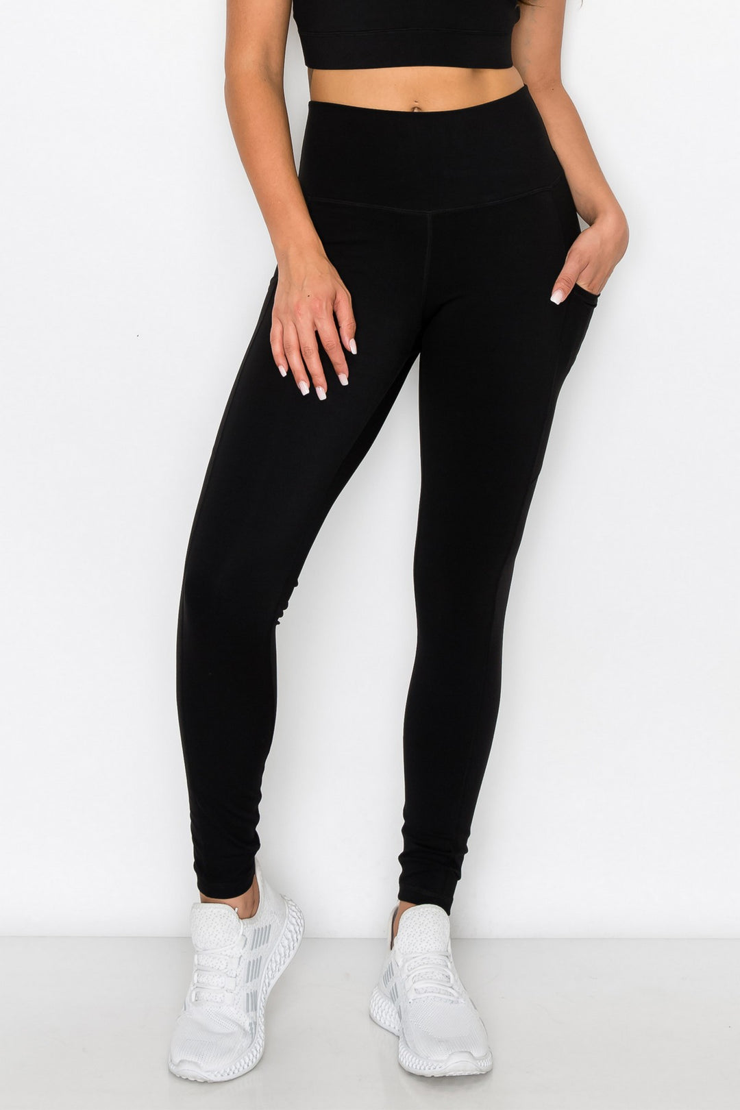 UltraComfy Squat Proof Pocket Leggings | Black