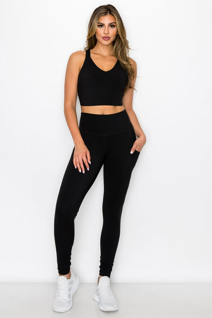UltraComfy Squat Proof Pocket Leggings | Black