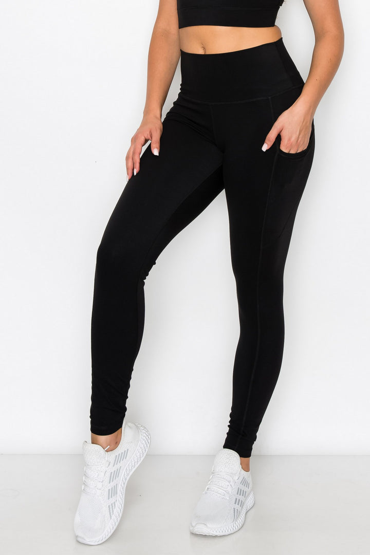 UltraComfy Squat Proof Pocket Leggings | Black