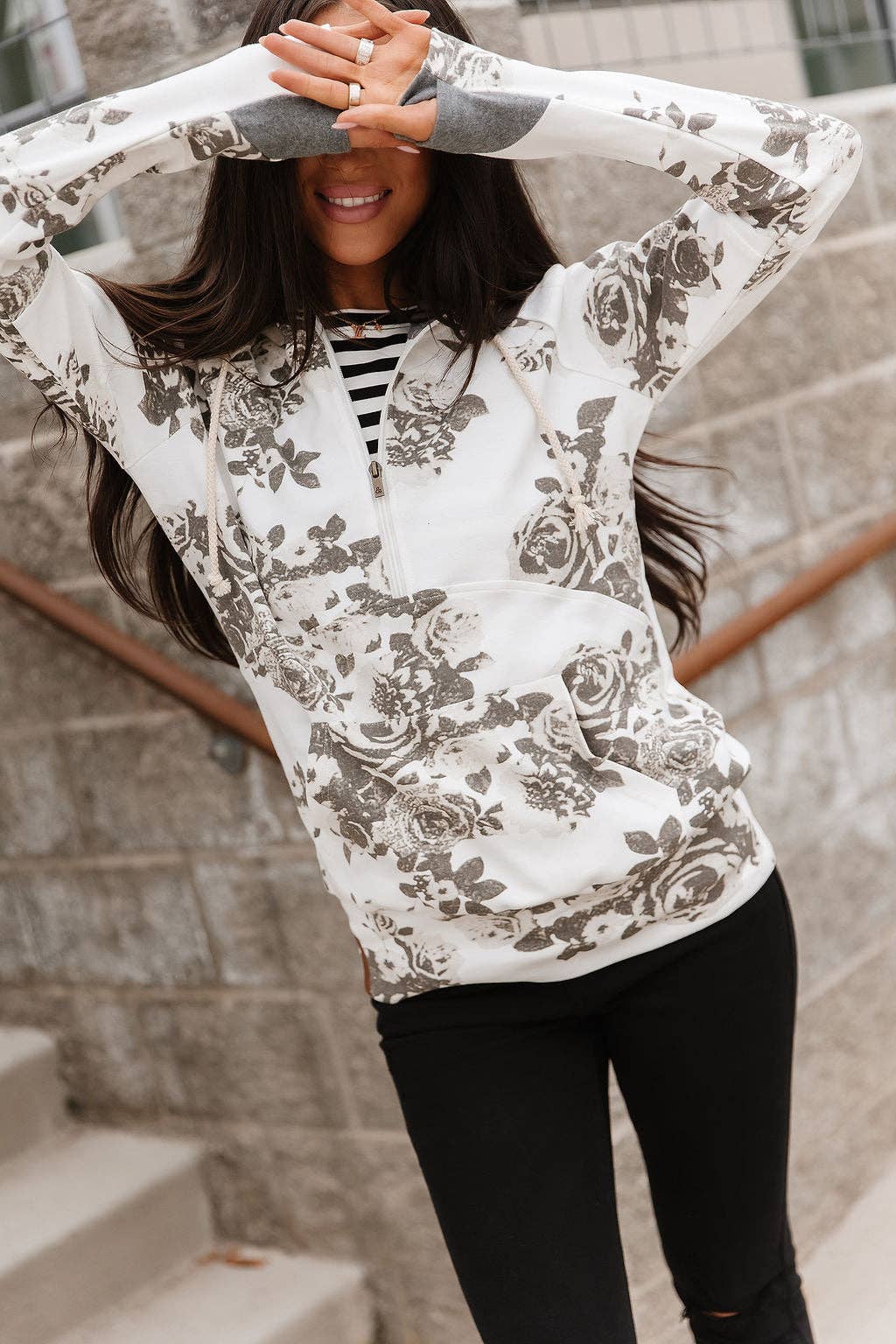 Ampersand Ave | HalfZip Sweatshirt | Chasing Moments