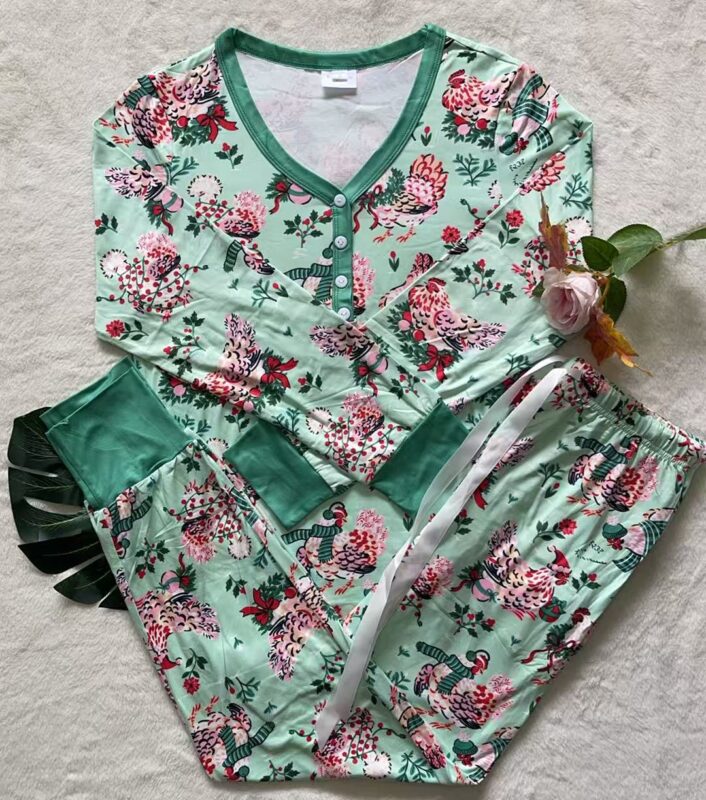 PREORDER  Shirley & Stone | PJ Jogger Set | Chicken - ETA END NOV