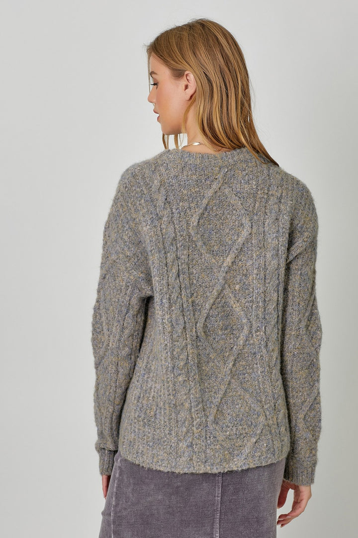 Cozy Cable Sweater | Stone