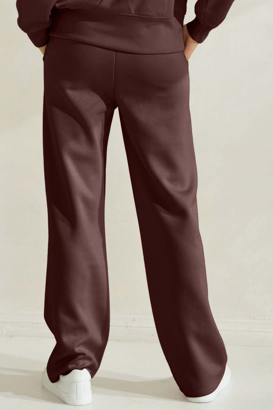 UltraComfy Wide Leg Pants | Brown