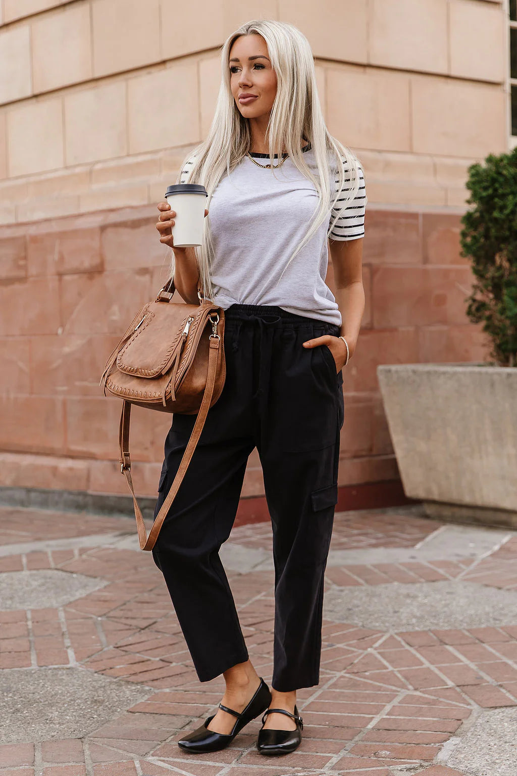 Ampersand Ave | Accent Lulu Tee | Carefree Cutie