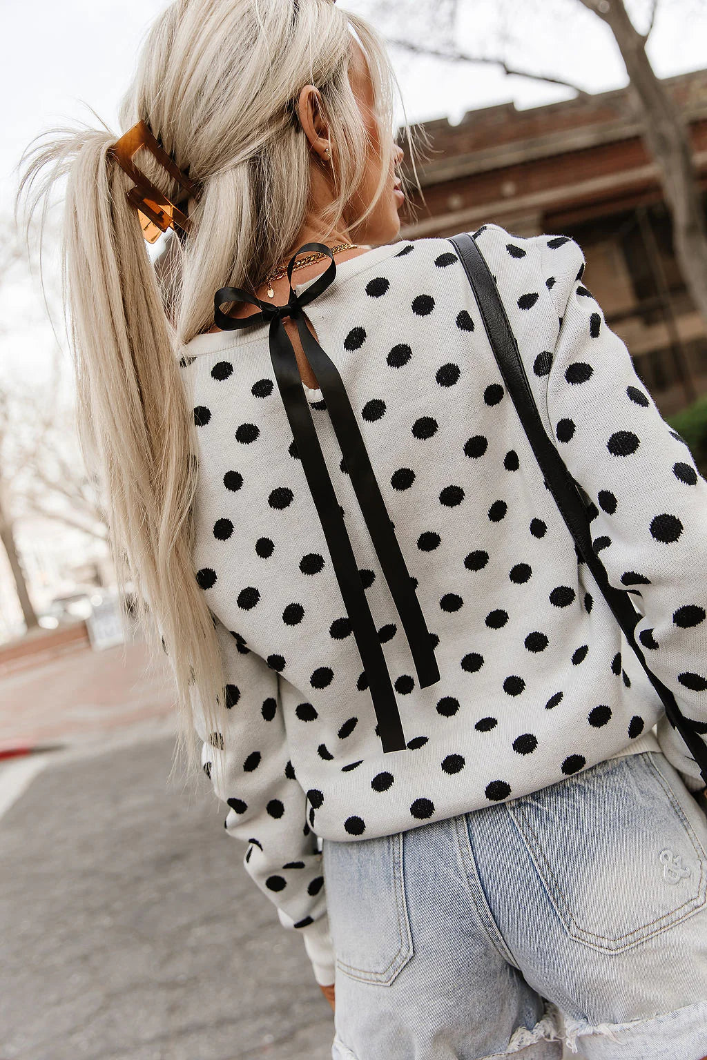 Ampersand Ave | Sweet Spot Bow Back Sweater