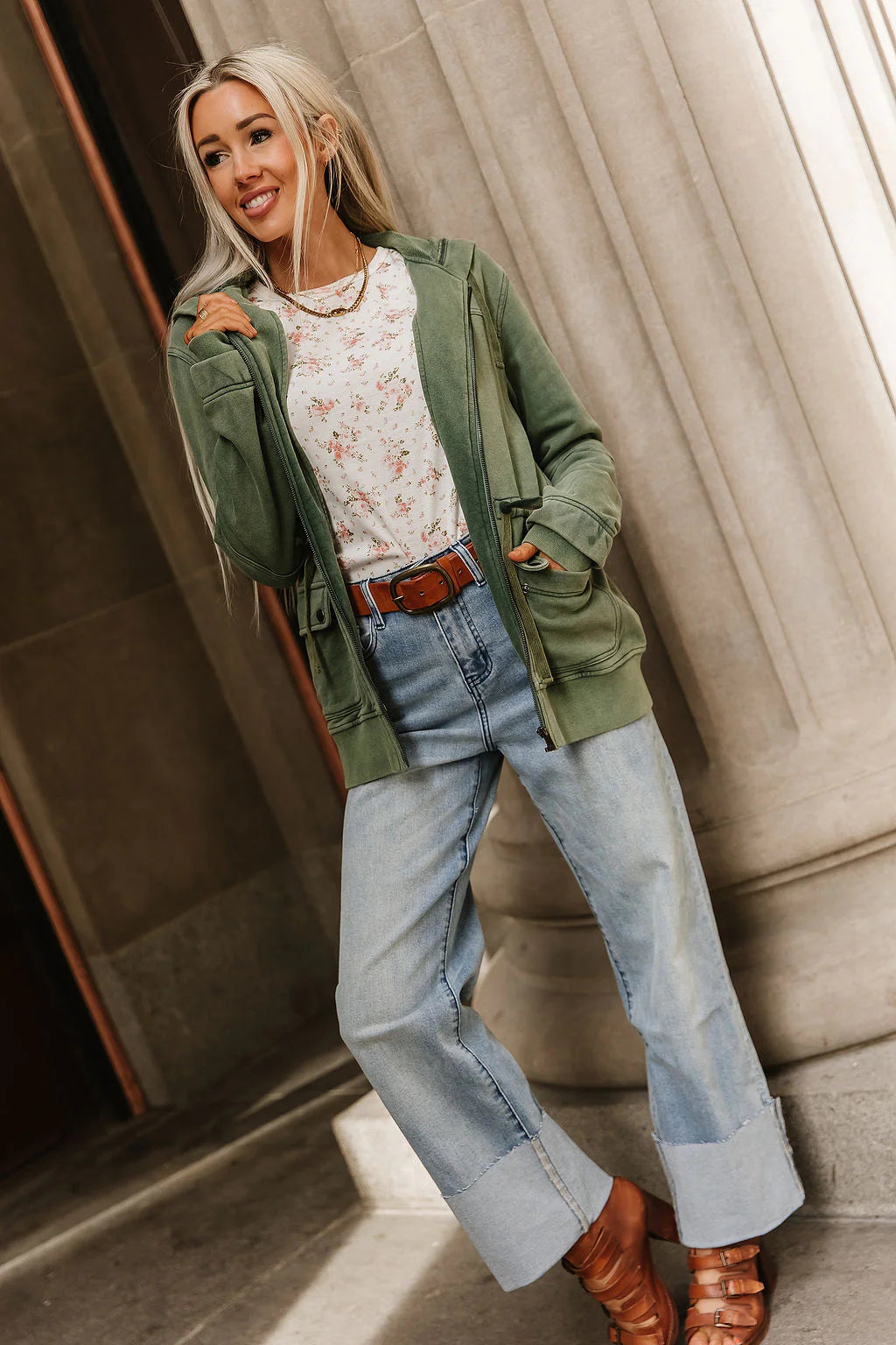 PREORDER  Ampersand Ave | Grab & Glow Jacket | Moss - ETA MID DEC