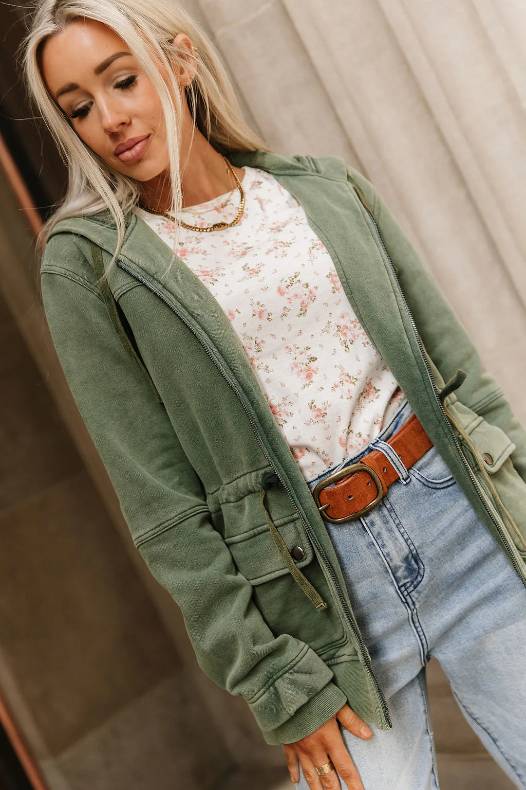 PREORDER  Ampersand Ave | Grab & Glow Jacket | Moss - ETA MID DEC