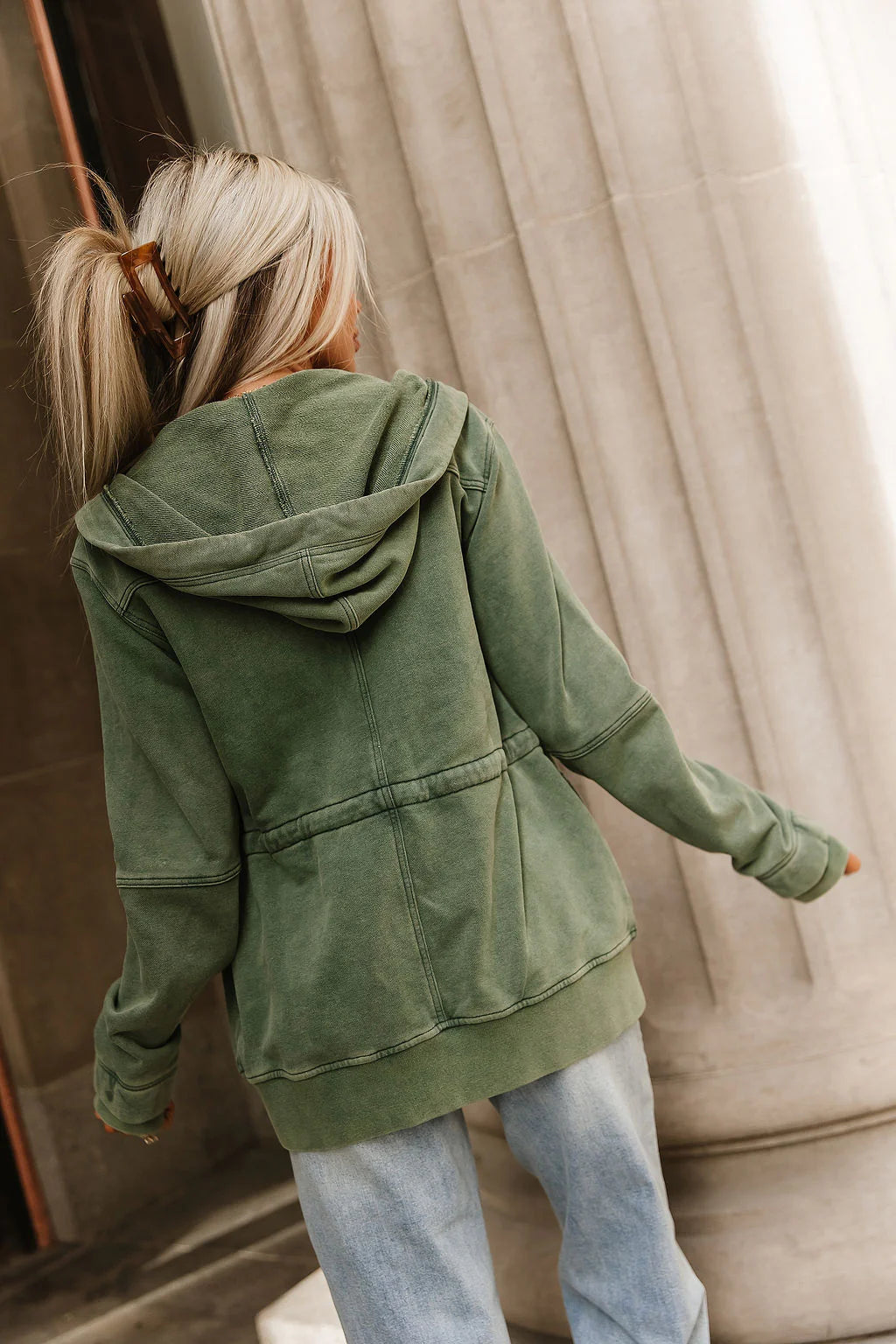 PREORDER  Ampersand Ave | Grab & Glow Jacket | Moss - ETA MID DEC
