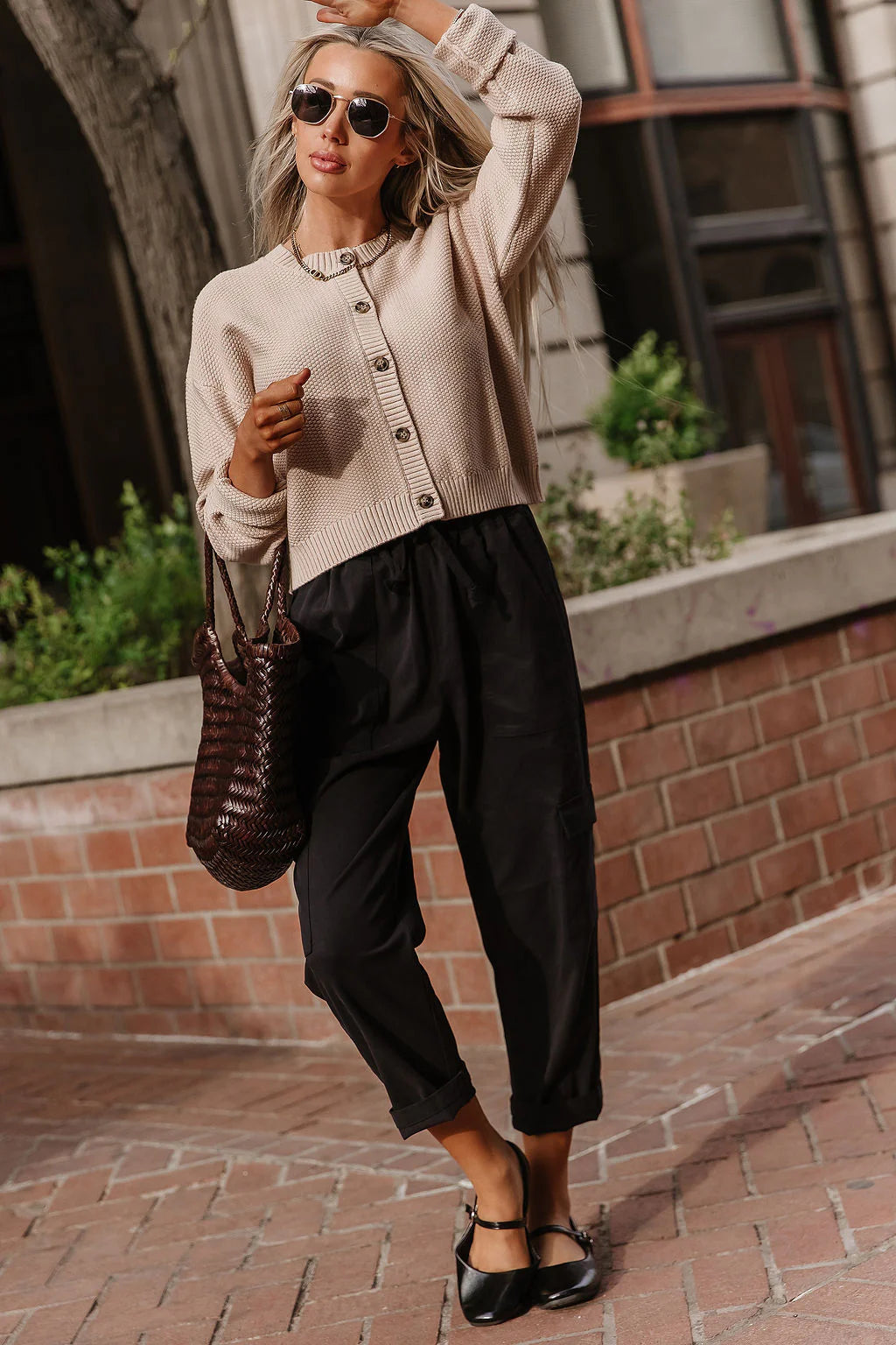 Ampersand Ave | Cloud Knit Cardigan | Chai