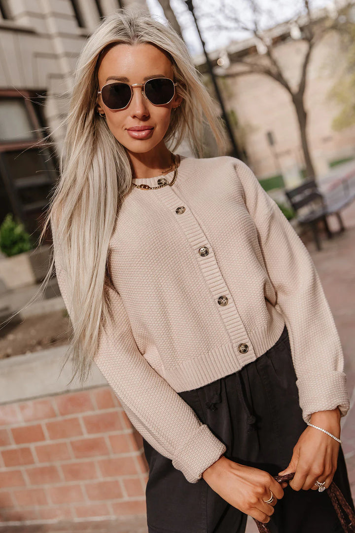 Ampersand Ave | Cloud Knit Cardigan | Chai