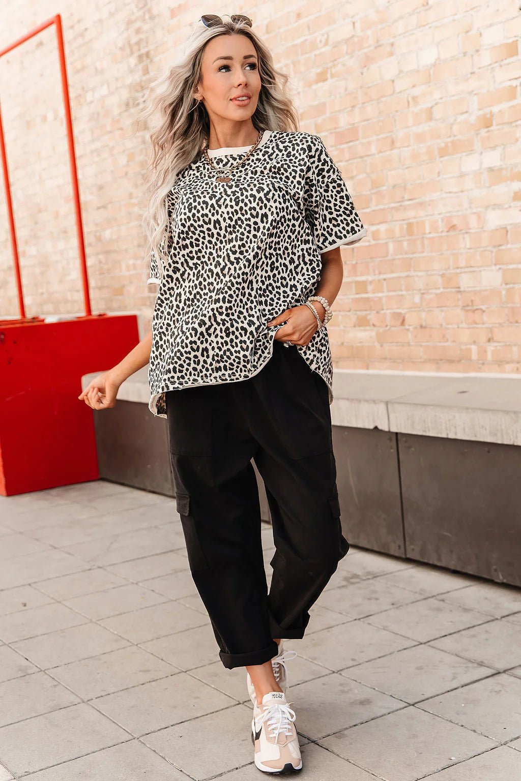 PREORDER  Ampersand Ave | Boyfriend Tee | Layover Leopard - SHIPS SEPTEMBER
