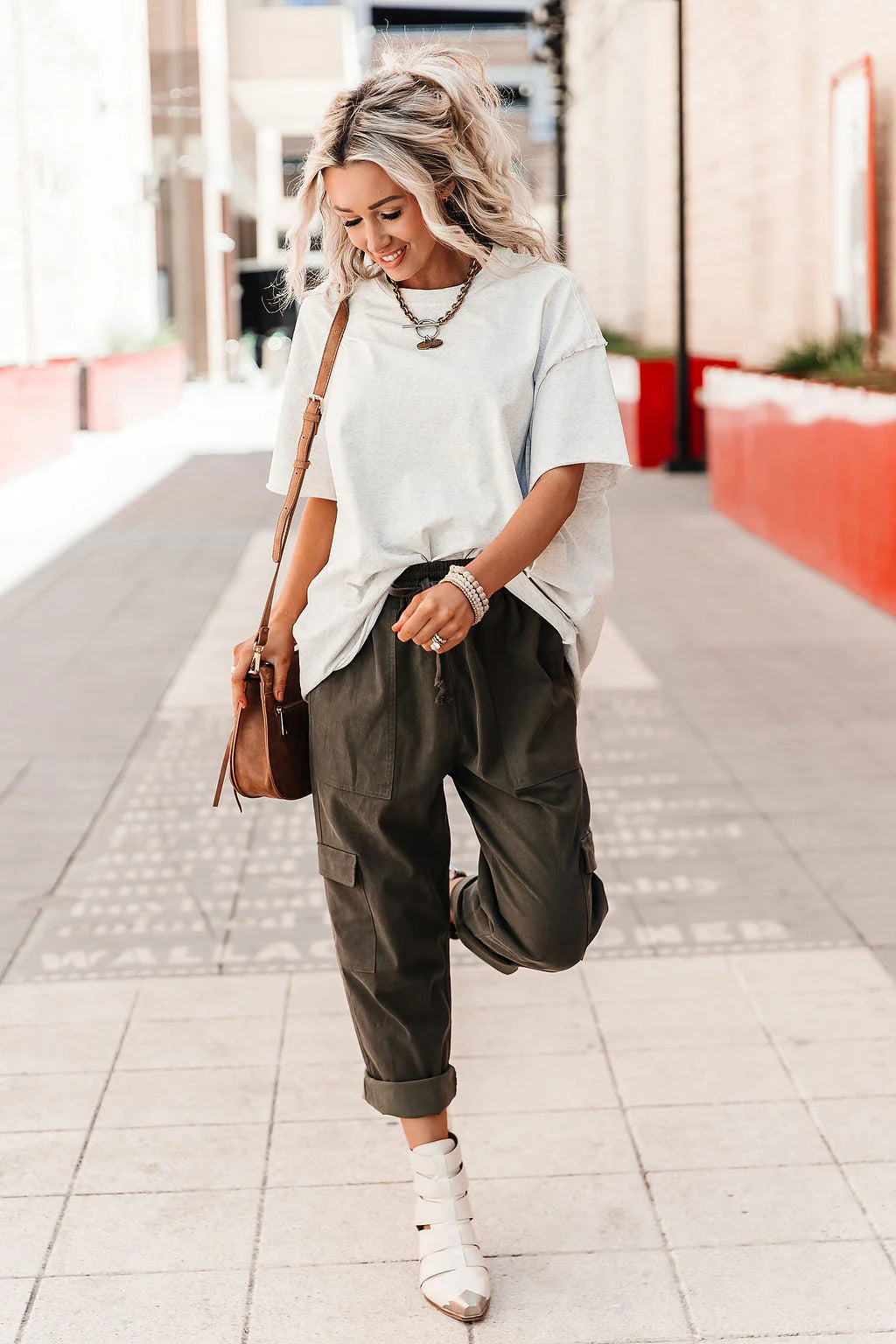 PREORDER  Ampersand Ave | Boyfriend Tee | Oatmeal - SHIPS SEPTEMBER