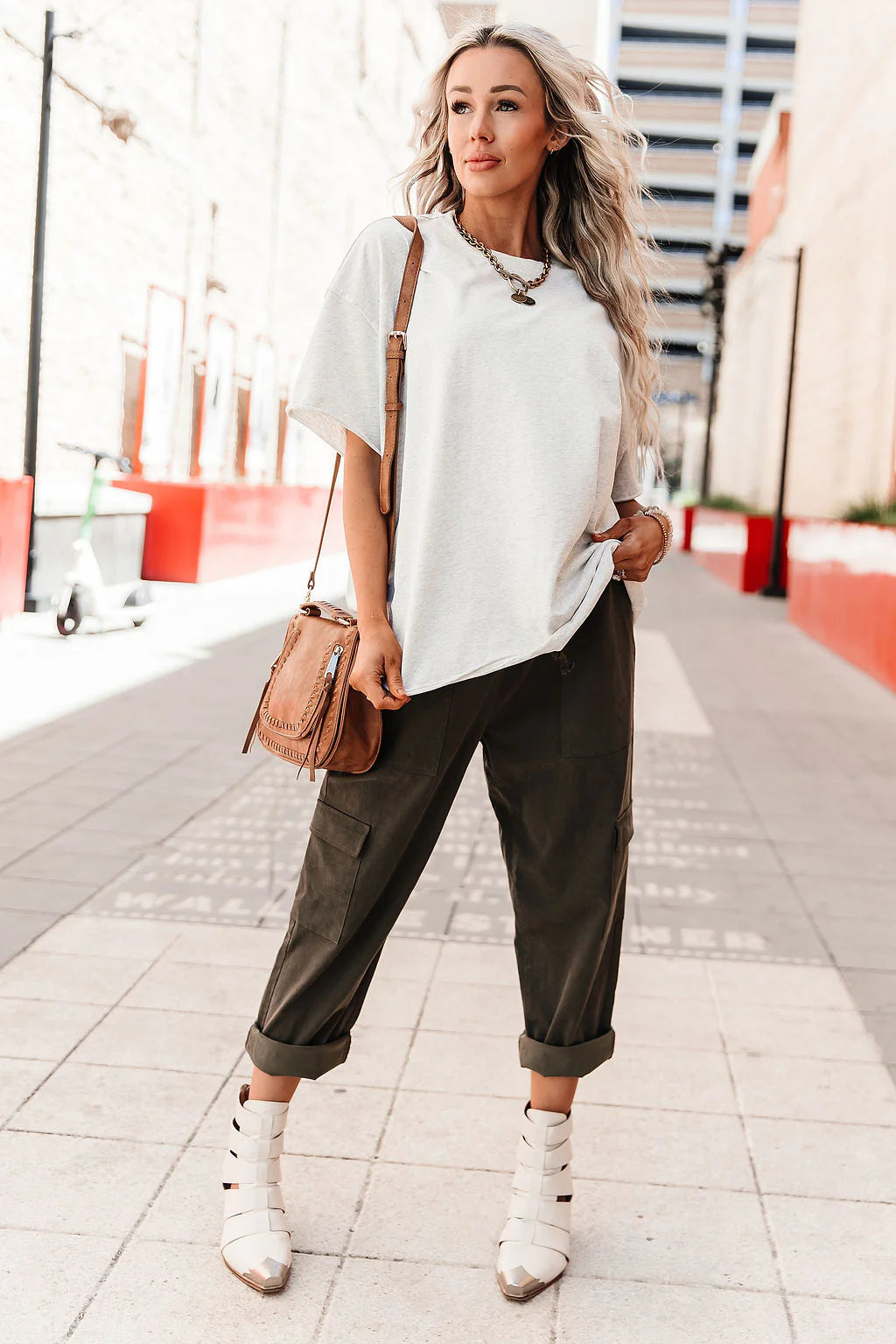 PREORDER  Ampersand Ave | Boyfriend Tee | Oatmeal - SHIPS SEPTEMBER