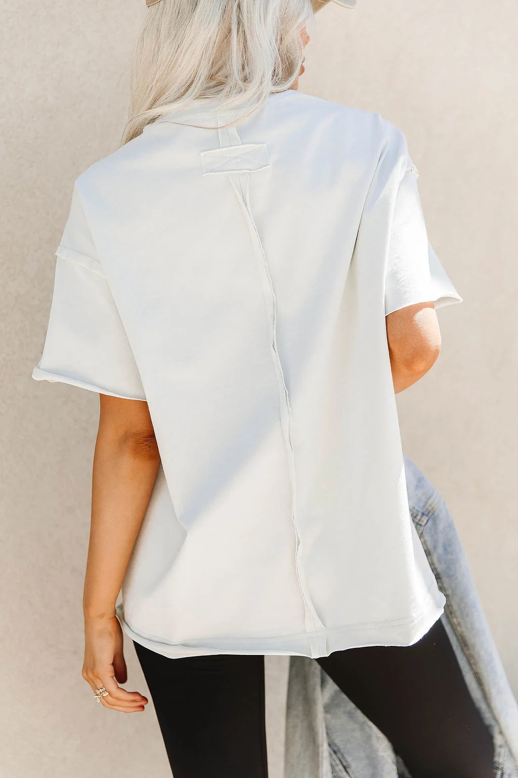 PREORDER  Ampersand Ave | Boyfriend Tee | Cashmere - ETA MID DEC