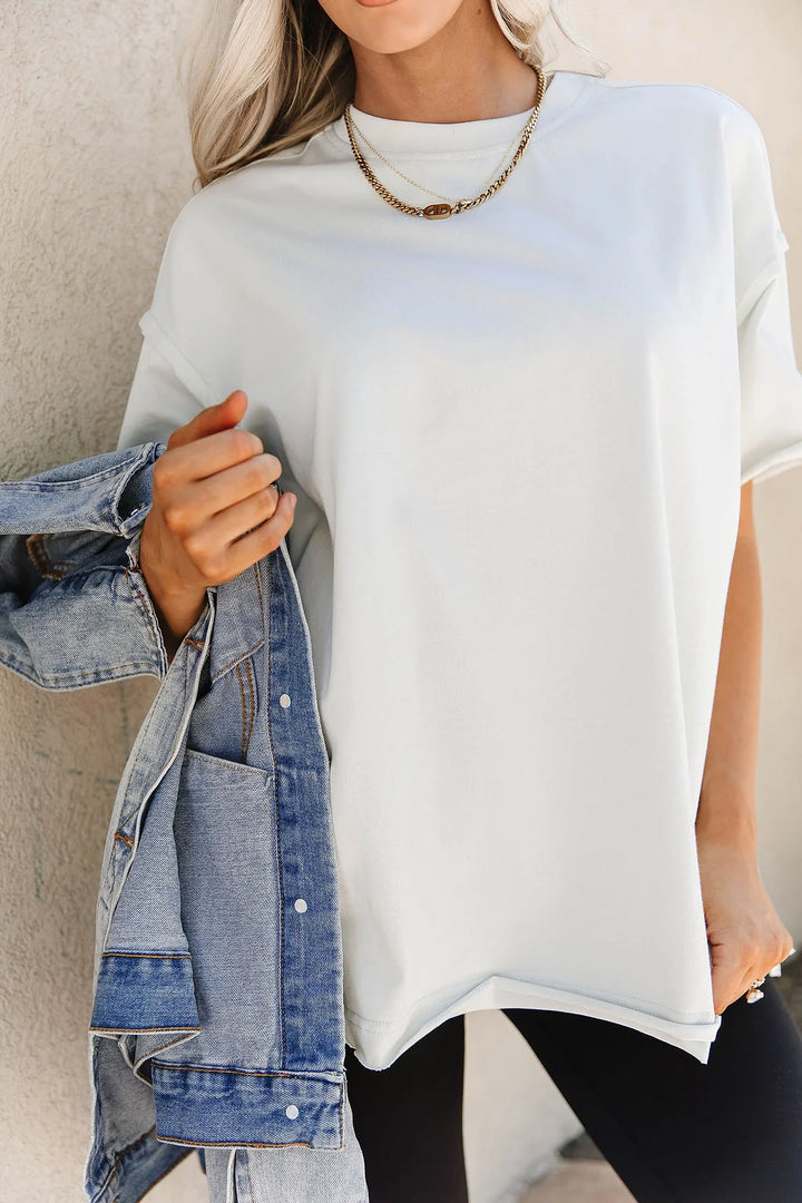 PREORDER  Ampersand Ave | Boyfriend Tee | Cashmere - ETA MID DEC