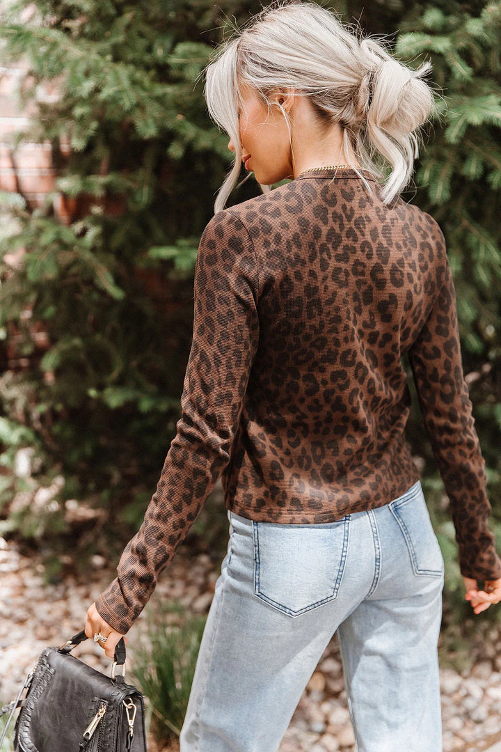PREORDER  Ampersand Ave | Button Front Long Sleeve Lulu | Roam Wild - ETA SEPTEMBER