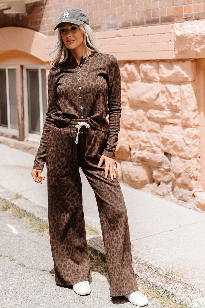 PREORDER  Ampersand Ave | Button Front Long Sleeve Lulu | Roam Wild - ETA SEPTEMBER