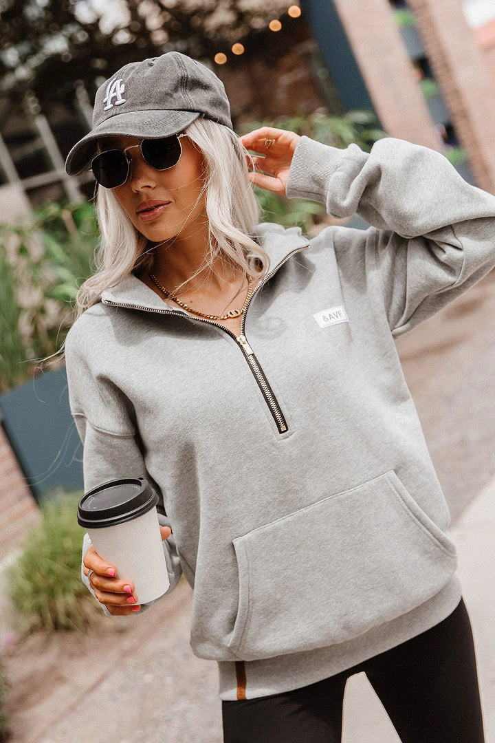 PREORDER  Ampersand Ave | Comfort Zone HalfZip | Morning Run - ETA SEPTEMBER