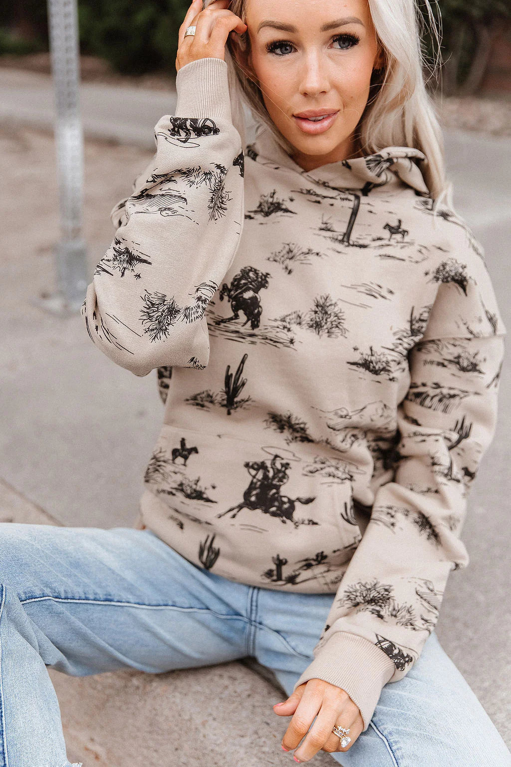 PREORDER  Ampersand Ave | Everywhere Hoodie | Cowboy Country - ETA SEPTEMBER
