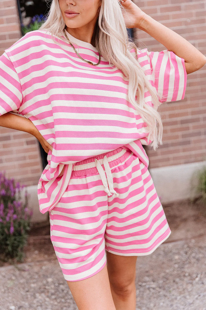 PREORDER  Ampersand Ave | 24/7 Shorts | Bubblegum Stripe - ETA EARLY AUGUST