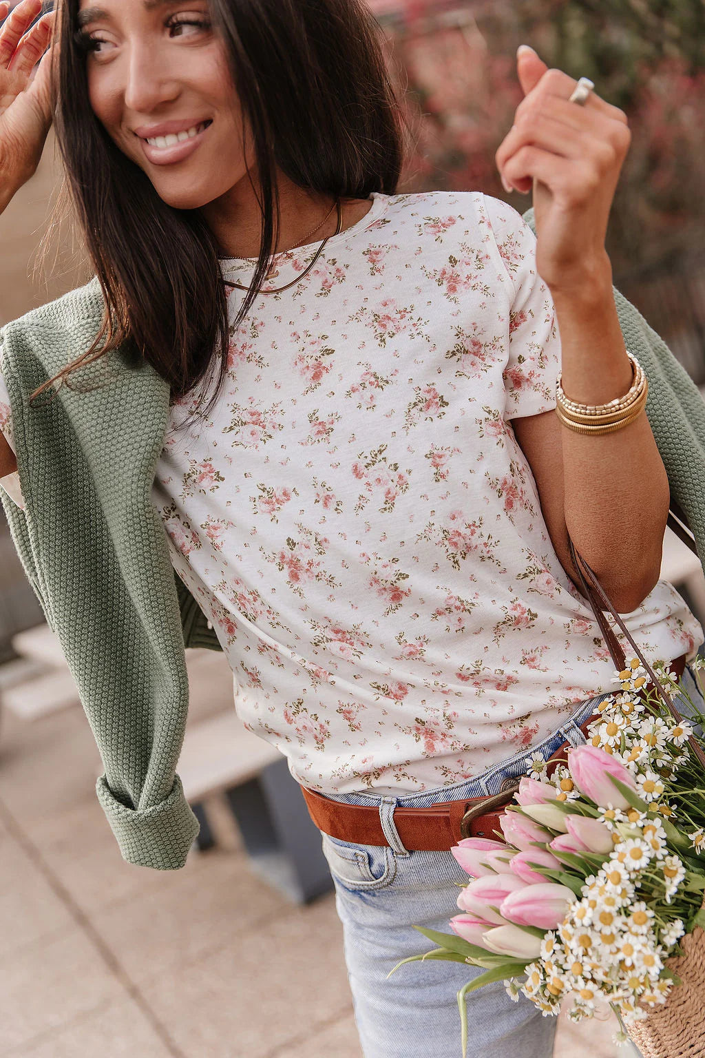 Ampersand Ave | Cloud Knit Cardigan | Fern