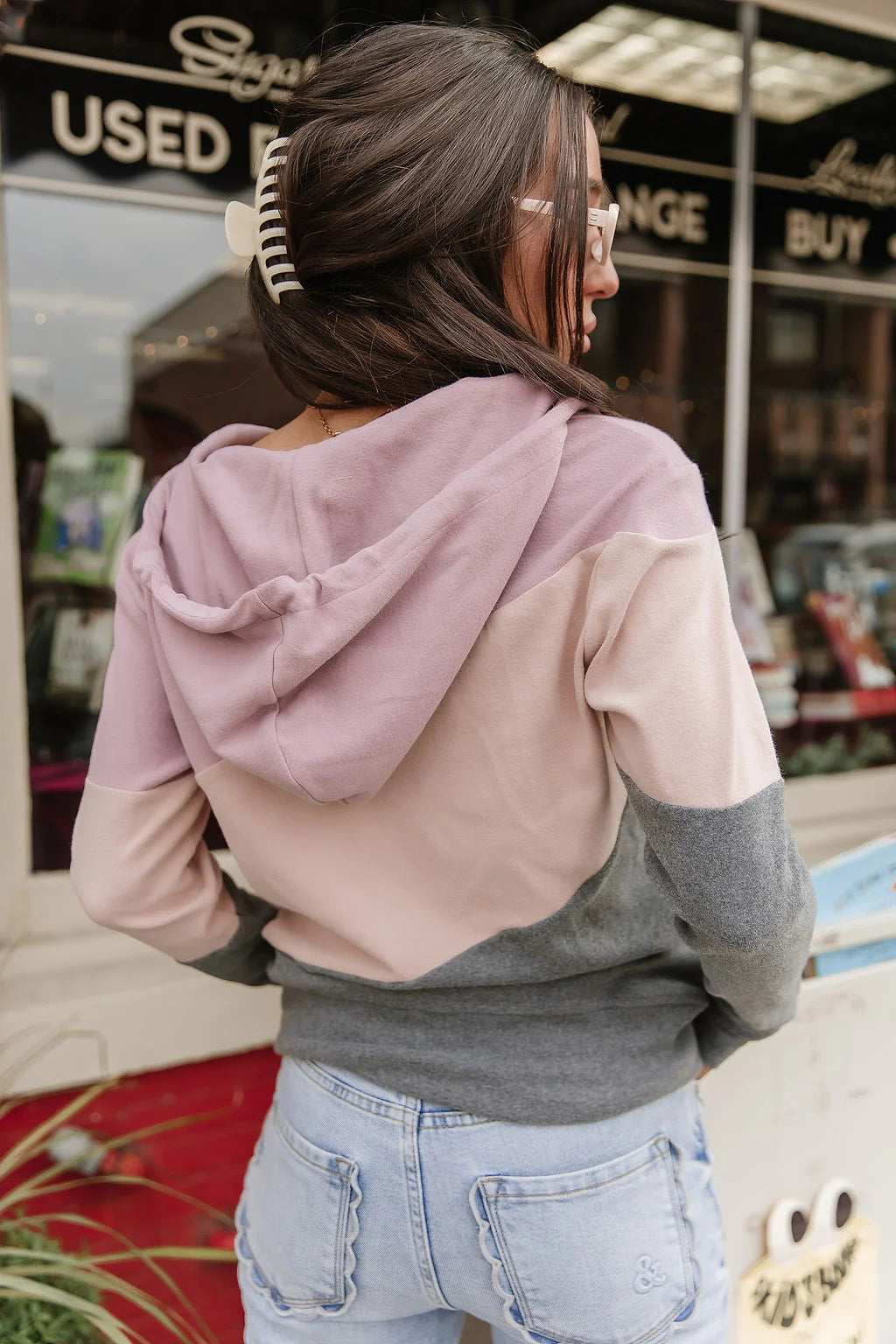 PREORDER  Ampersand Ave | FullZip Sweatshirt | Rosy Glow