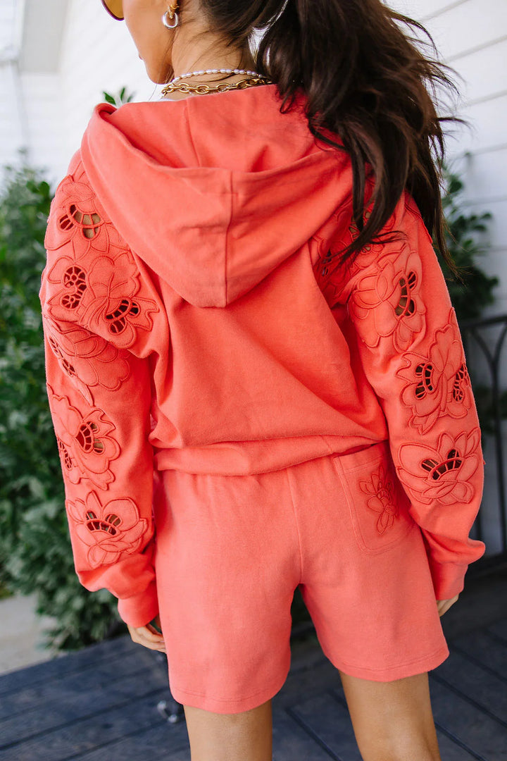 PREORDER  Ampersand Ave | University FullZip Love Story | Grapefruit