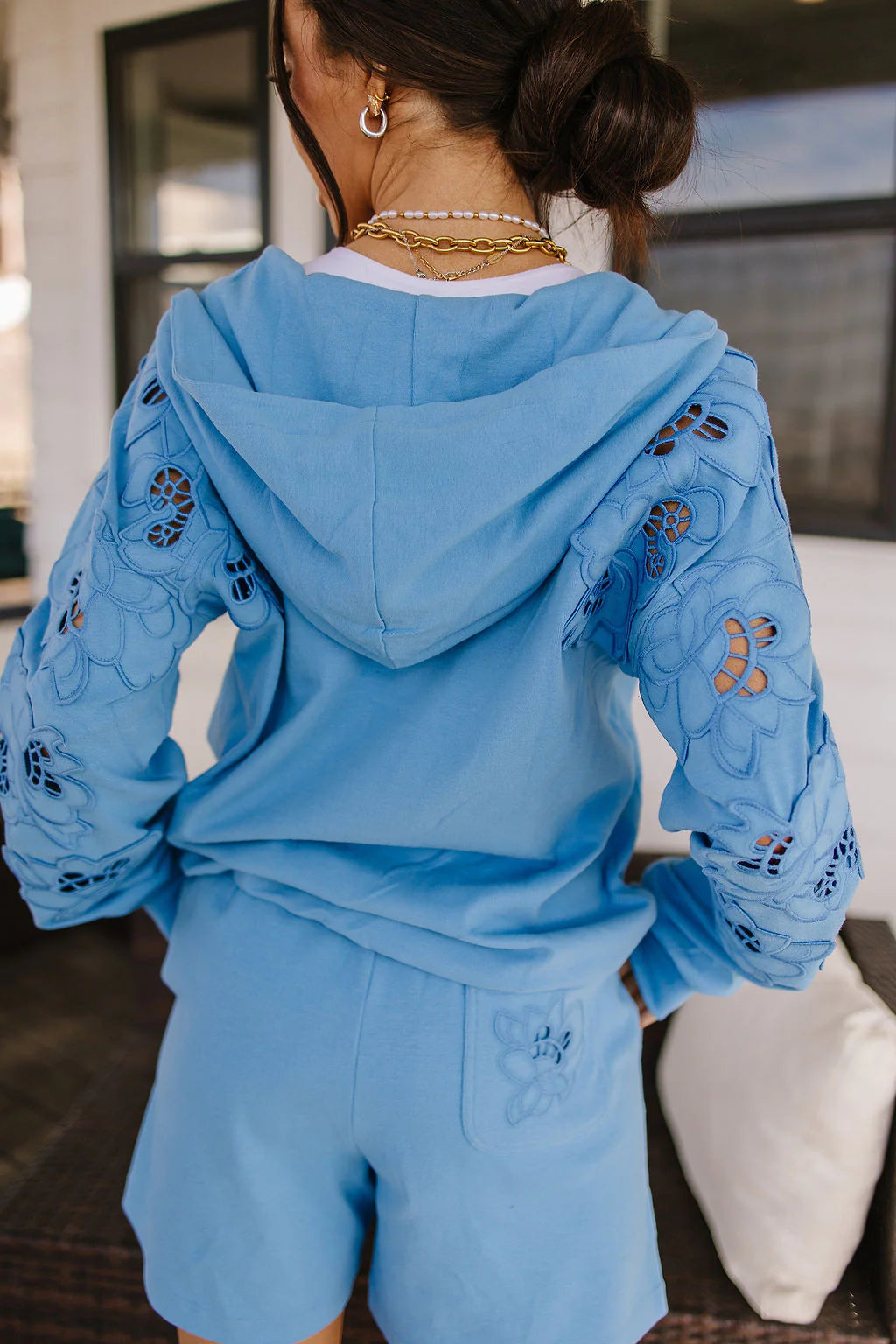 PREORDER  Ampersand Ave | University FullZip Love Story | Blueberry