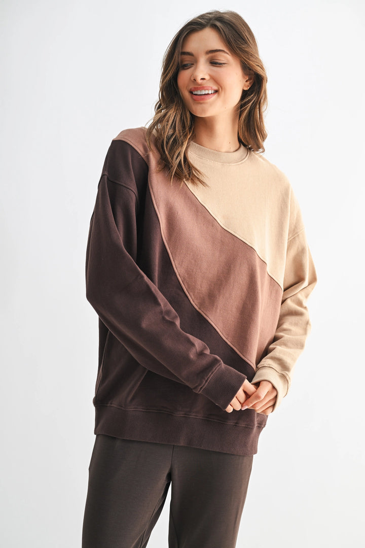 Colour Block Pullover