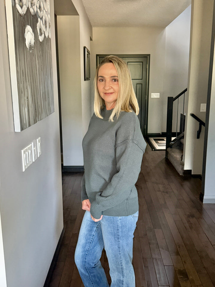 Danny Drop Shoulder Sweater | Ash Jade