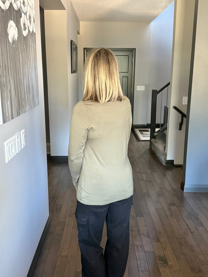 Michelle Mae | Larissa Long Sleeve | Olive