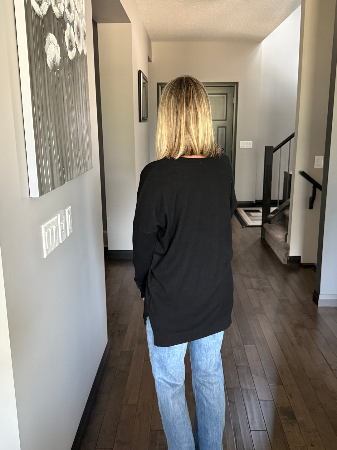 Dreamers Oversized Cozy Sweater | Black