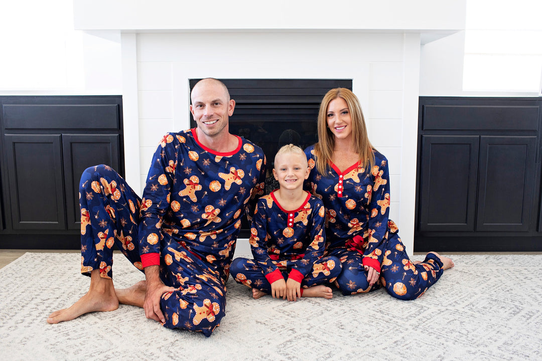 ** PREORDER** Shirley & Stone | Family Holiday PJ's | Gingerbread Man - ESTIMATED TO SHIP EARLY DECEMBER