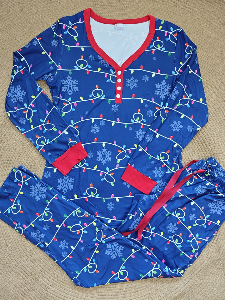 ** PREORDER** Shirley & Stone | Family Holiday PJ's | Snowflake Dreams - ESTIMATED TO SHIP EARLY DECEMBER