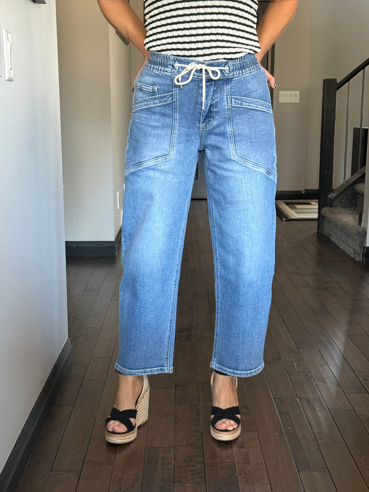 Vervet | Bethany Barrel Jeans