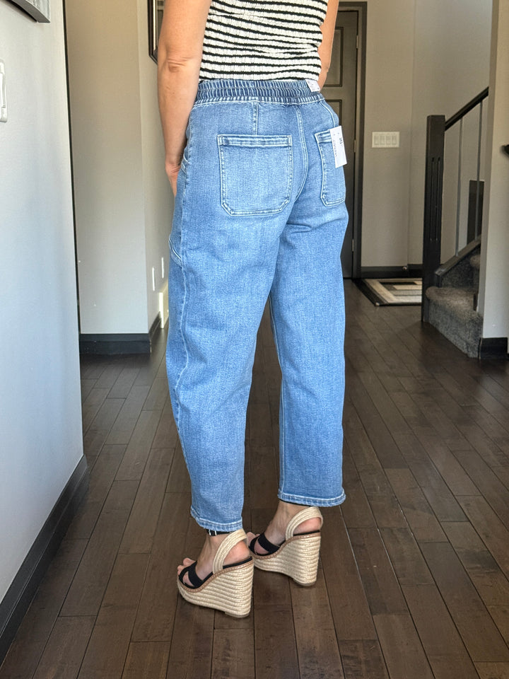 Vervet | Bethany Barrel Jeans