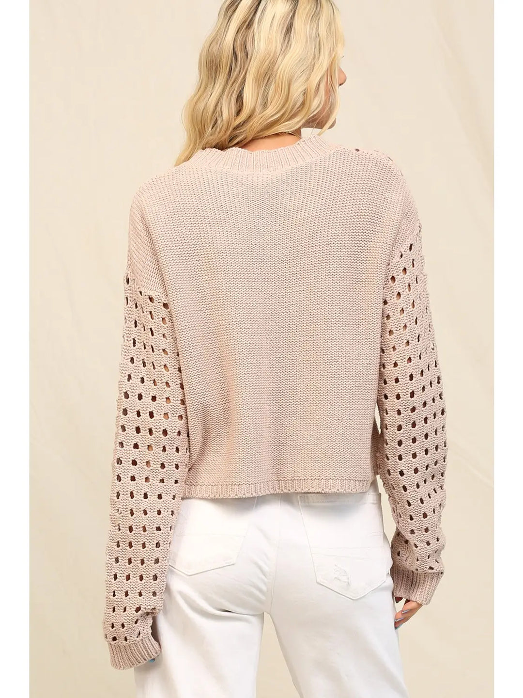 Paige Dotted Sweater | Evening Sand