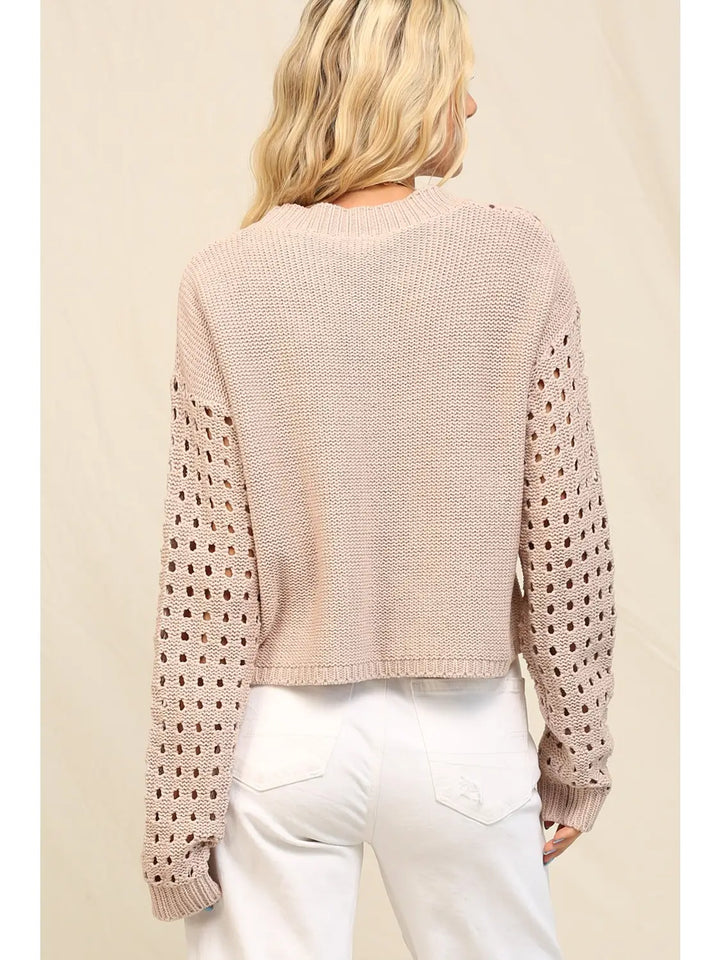 Paige Dotted Sweater | Evening Sand