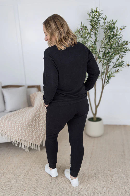 PREORDER  Michelle Mae | Corrine Joggers | Black